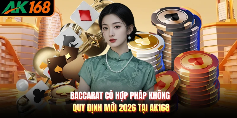 Baccarat Có Hợp Pháp Không - Quy Định Mới 2026 Tại AK168