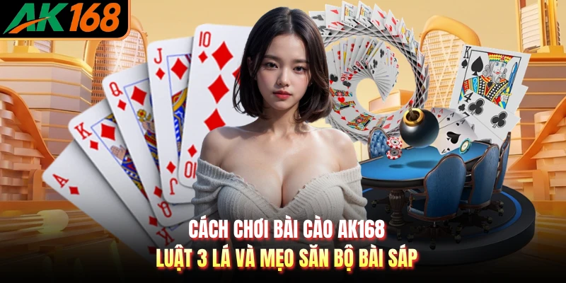 Cách Chơi Bài Cào AK168 - Luật 3 Lá Và Mẹo Săn Bộ Bài Sáp