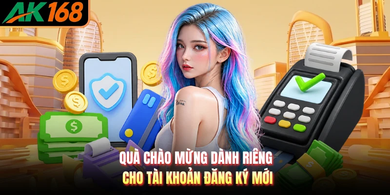 Quà chào mừng dành riêng cho tài khoản đăng ký mới