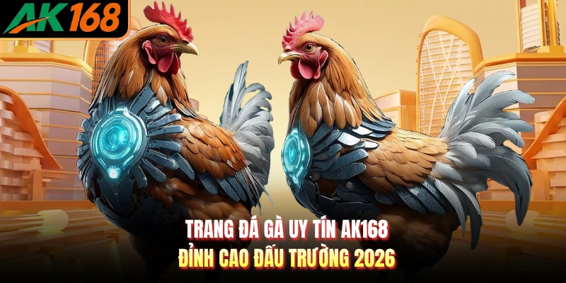 Trang Đá Gà Uy Tín AK168 - Đỉnh Cao Đấu Trường 2026